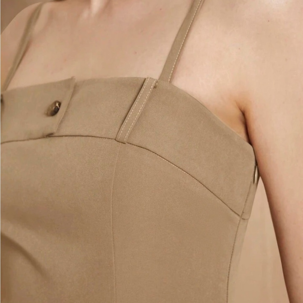 SHEIN X MONSE Assymetical Hem Cami Dress - Picture 3 of 7